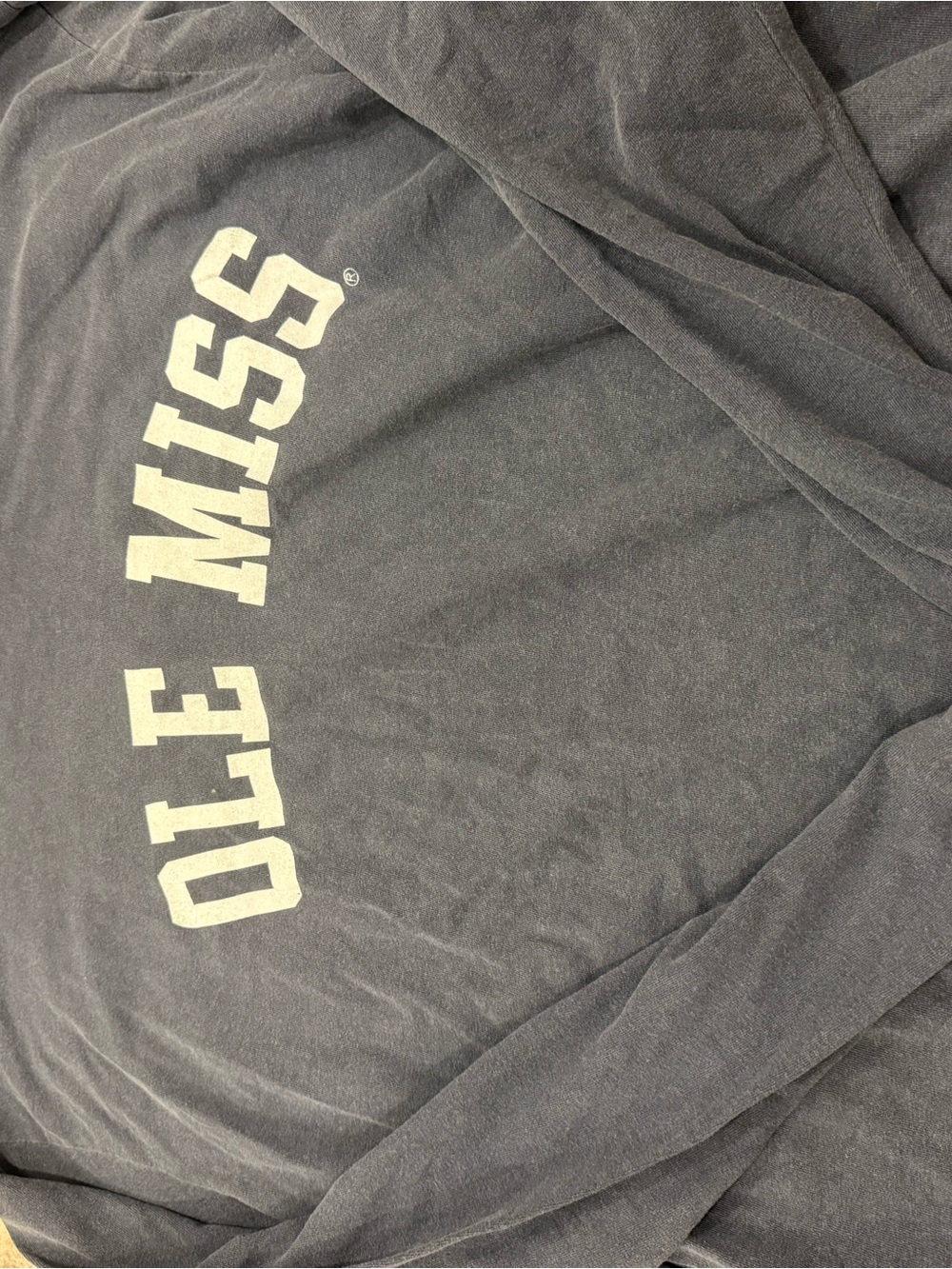 Ole Miss Navy Graphic Women's Shirt